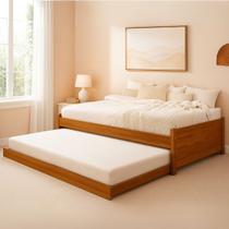 Bicama Solteiro Ideal Para Quarto Infantil Com Cama Auxiliar