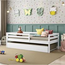 Bicama Solteiro Infantil Prime com Grade de Proteção IV Madeira Maciça Casatema MadeiraOriginals