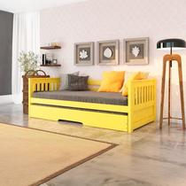 Bicama Solteiro Mission Estilo Sofá em Madeira Maciça/mdf