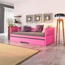 Bicama Solteiro Mission Estilo Sofá em Madeira Maciça/mdf