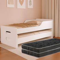 Bicama Solteiro Reforçada Com 2 Colchões D20 Premium Confortáveis Inclusos Funcionalidade e Conforto Bicama Solteiro Reforçada Com 2 Colchões D20 Premium Confortáveis Inclusos Funcionalidade e Conforto