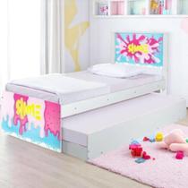 Bicama solteiro slime rosa Bicama solteiro slime rosa