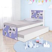 Bicama tema solteiro mapa viagens