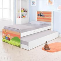 Bicama tema solteiro trenzinho