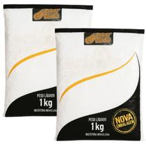 Bicarbonato de Amônio Alimentar Puro Sal Amoníaco 2x1kg Sabor Verde