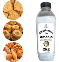 Bicarbonato De Amônio (sal Amoníaco) - 2kg Com Certificado - Allquin