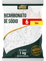 Bicarbonato de Sódio 6 X 1kg Sabor Verde