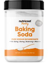 Bicarbonato de sódio Nutricost 0,9 kg para assar, limpar e desodorizar Bicarbonato de sódio Nutricost 0,9 kg para assar, limpar e desodorizar