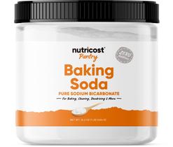 Bicarbonato de sódio Nutricost Pantry 454g para assar, limpar e muito mais Bicarbonato de sódio Nutricost Pantry 454g para assar, limpar e muito mais