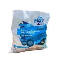 Bicarbonato De Sódio PH Estável Para Piscina 1 Unidade 2KG H2O Clean Química