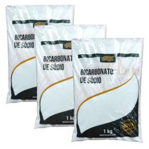 Bicarbonato de Sódio Sabor Verde - 3 Pacotes de 1 Kg - Qualidade Extra Fina Bicarbonato de Sódio Sabor Verde - 3 Pacotes de 1 Kg - Qualidade Extra Fina
