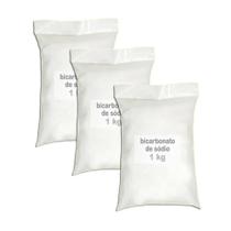 Bicarbonato de sódio Solúvel Redomma 1 kg Kit 3