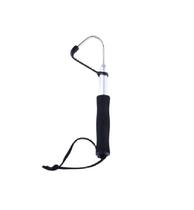 Bicheiro Retrátil Telescópico Com Cabo Em Eva Para Pesca Embarcada Caiaque Aluminio Inox Pega Peixe Vários Tamahos