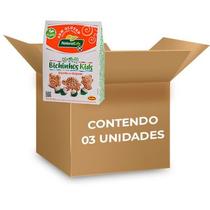 Bichinchos Kids Beijinho Vegano, Zero Glúten Natural Life contendo 3 caixas com 80g cada