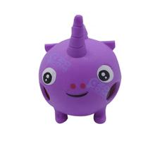 Bichinho Apertar Squishy Fidget Toy Unicórnio/Coelho Roxo