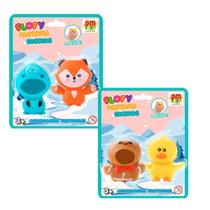 Bichinho de apertar macio e anti estress Squish com Fantasia lúdico e educativo