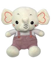 Bichinho de Pelúcia Elefante Infantil Baby Ursinho Fofo