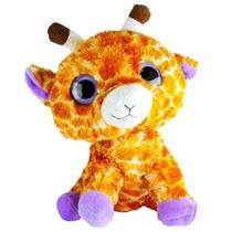 Bichinho de Pelúcia Girafa Safari 28cm - Pop Brinquedos 7032