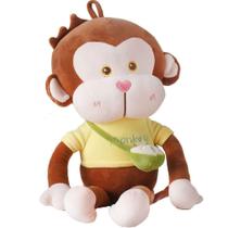 Bichinho De Pelúcia Macaquinho 50cm Bene Casa Marrom Bichinho De Pelúcia Macaquinho 50cm Bene Casa Marrom