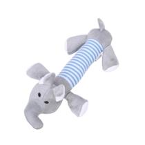 Bichinho de Pelúcia para Cães Gato Brinquedo Mordedor Pet com Apito Pato Porco Elefante