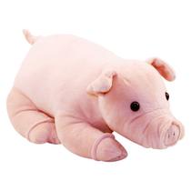 Bichinho de Pelúcia Porco Rosa Deitado 29cm Bichinho de Pelúcia Porco Rosa Deitado 29cm