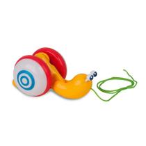 Bichinho de Puxar Caracol Com Som e Luz Laranja - Zoop Toys