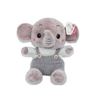 Bichinho Elefante De Pelúcia Com Roupa Cinza Sunn Toys Bichinho Elefante De Pelúcia Com Roupa Cinza Sunn Toys