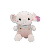 Bichinho Elefante De Pelúcia Com Roupa Rosa Sunn Toys