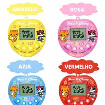 Bichinho Virtual Digital Interativo Infantil com Chaveiro 4 Cores Sortidas Azul, Rosa, Amarelo e Vermelho Bichinho Virtual Digital Interativo Infantil com Chaveiro 4 Cores Sortidas Azul, Rosa, Amarelo e Vermelho