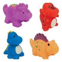 Bichinhos BUBA para Banho - Tema Dinossauro (Kit com 4 Unidades)