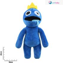 Bicho Azul Babão De Pelúcia 40cm Rainbow Friends Blue Roblox - Luck Baby