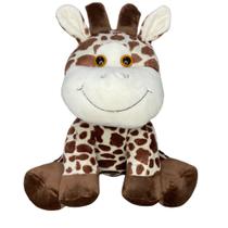 Bicho Bichinho De Pelúcia Safári Raposa Leão elefante Macaco Zebra Decoração Bebê Infantil 30CM