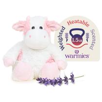 Bicho de pelúcia aquecido Warmies Strawberry Cow de 33 cm