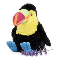 Bicho de pelúcia armado, tucano, 33 cm, pelúcia pesada