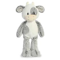 Bicho de Pelúcia Aurora Adorable Cuddlers Coby Cow - 35cm - Cinza