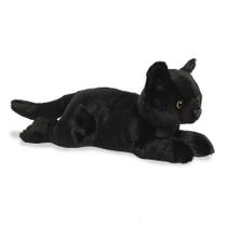 Bicho de pelúcia Aurora Adorable Flopsie Twilight Cat Preto Bicho de pelúcia Aurora Adorable Flopsie Twilight Cat Preto