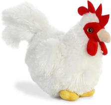 Bicho de pelúcia Aurora Adorable Mini Flopsie Chicken de 20 cm