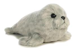 Bicho de pelúcia Aurora Adorable Mini Flopsie Harbor Seal de 20 cm Bicho de pelúcia Aurora Adorable Mini Flopsie Harbor Seal de 20 cm