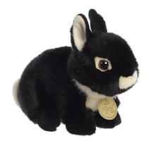 Bicho de pelúcia Aurora Adorable Miyoni Tots Netherland Dwarf Bunny Black 19 cm Bicho de pelúcia Aurora Adorable Miyoni Tots Netherland Dwarf Bunny Black 19 cm