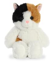 Bicho de pelúcia Aurora Cuddly Friends Esmeralda Cat 20cm branco Bicho de pelúcia Aurora Cuddly Friends Esmeralda Cat 20cm branco