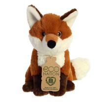 Bicho de pelúcia Aurora ecológico Eco Nation Fox vermelho 23 cm Bicho de pelúcia Aurora ecológico Eco Nation Fox vermelho 23 cm