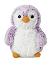 Bicho de pelúcia Aurora Playful Pompom Penguin 15 cm violeta