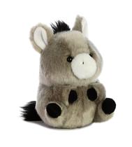 Bicho de pelúcia Aurora Round Rolly Pet Bray Donkey 12 cm Bicho de pelúcia Aurora Round Rolly Pet Bray Donkey 12 cm