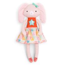 Bicho de pelúcia B. brinquedos B. softies Becky Bunny de 15 polegadas para bebês Bicho de pelúcia B. brinquedos B. softies Becky Bunny de 15 polegadas para bebês