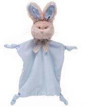Bicho de Pelúcia Bearington Baby Wee Waggles Bunny com Cobertor