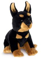 Bicho de pelúcia Bearington Thor The Doberman 33cm para crianças Bicho de pelúcia Bearington Thor The Doberman 33cm para crianças