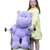 Bicho de pelúcia BENINY Giant Humongous Hippo 36 Purple