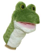 Bicho de pelúcia com fantoche manual Aurora Interactive Frog 25 cm Bicho de pelúcia com fantoche manual Aurora Interactive Frog 25 cm