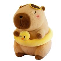 Bicho de pelúcia de capivara de pelúcia TITQWOP de 30 cm para presente infantil