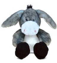 Bicho de pelúcia DolliBu Plush Donkey Soft Huggable Cinza 23 cm